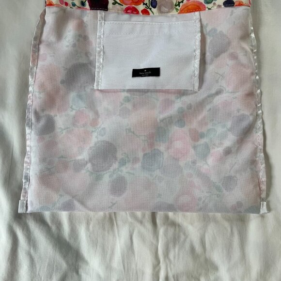 Kate Spade Floral Pattern Colorful Lightweight Reusable Bag Purse - Picture 6 of 7